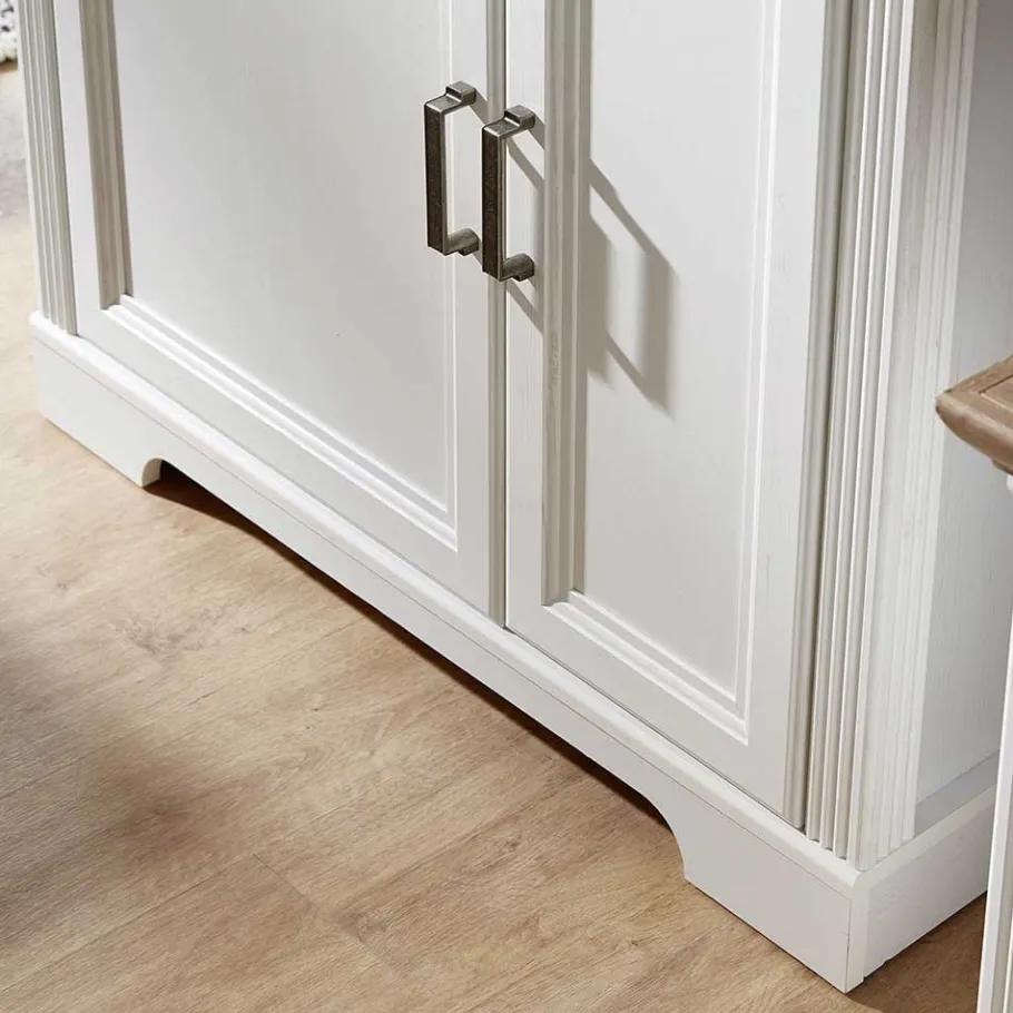 Clearance Wohnen Beleuchteter Vitrinenschrank im Country Style - Sinolita