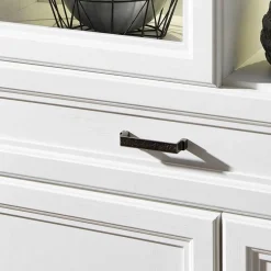 Clearance Wohnen Beleuchteter Vitrinenschrank im Country Style - Sinolita