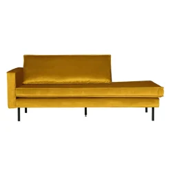 Sale Wohnen Bequemes Daybed mit Samt Nustra in Gelb