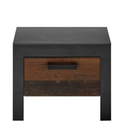 Discount Wohnen Bett & Nachtkommode 140x200 cm - Timuras (zweiteilig)