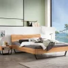 Clearance Wohnen Bett aus massiver Wildbuche mit Stahl - Abrolhos
