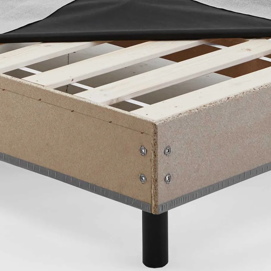 Sale Wohnen Bett für Dachschrägen in Grau & Schwarz - Esmeraldino