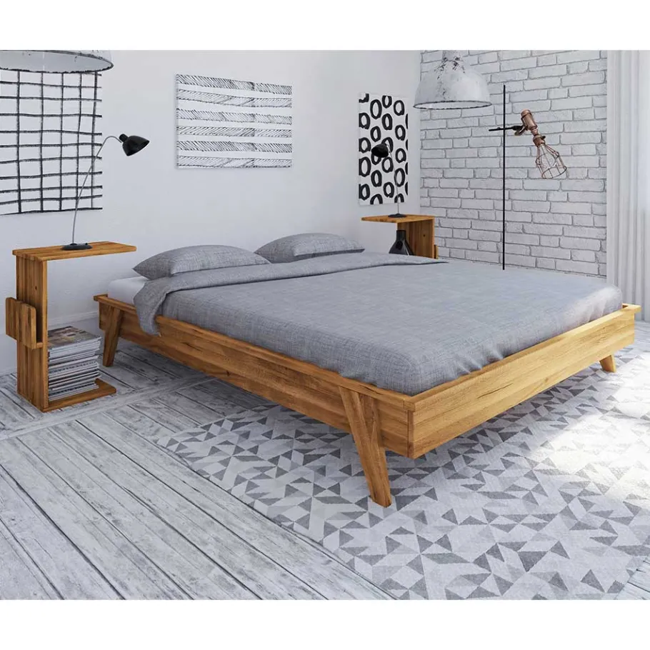 Best Wohnen Bett in Übergröße mit Nachttischen - Hardus (dreiteilig)