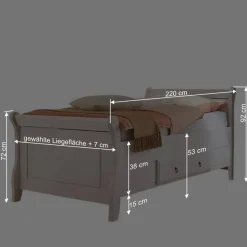 New Wohnen Bett Kazanova mit Komforthöhe