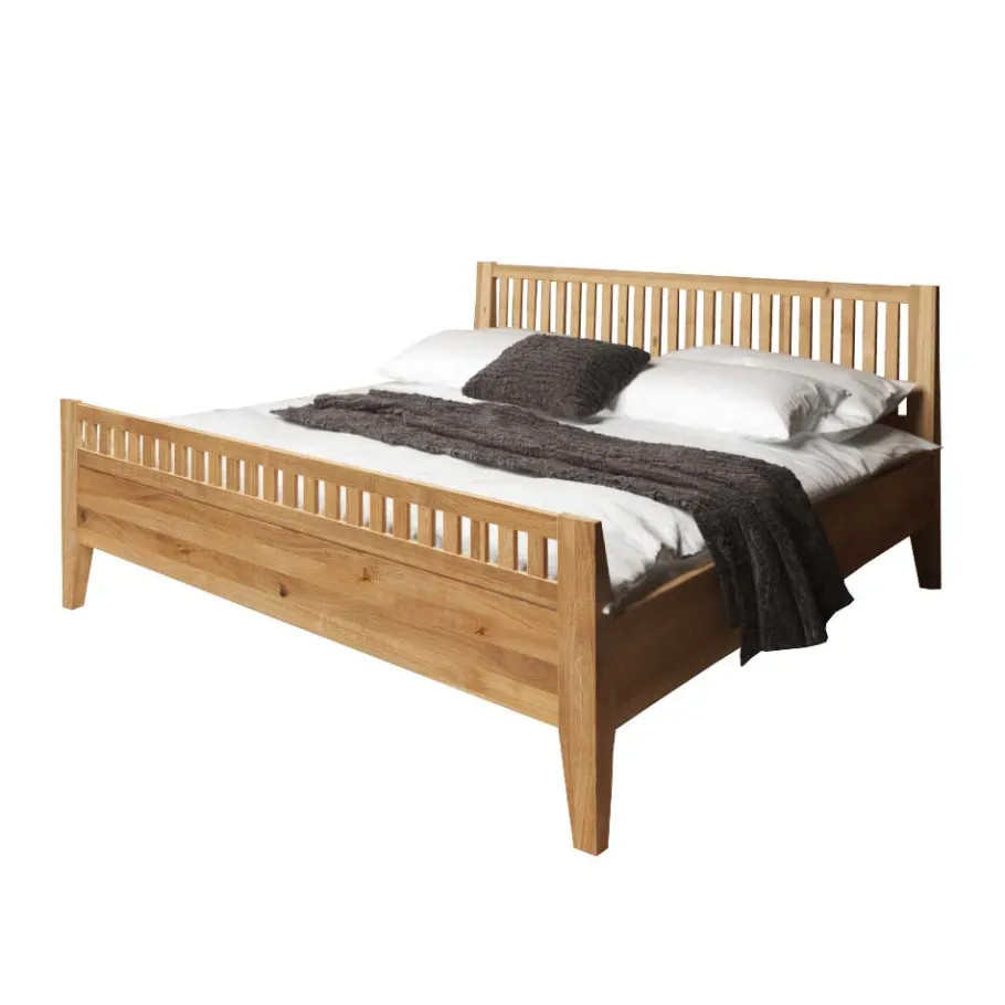 Best Wohnen Bett Masdamos aus Wildeiche Massivholz