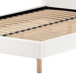 Outlet Wohnen Bett mit hohem halbrundem Kopfteil - Skylab