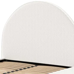 Outlet Wohnen Bett mit hohem halbrundem Kopfteil - Skylab