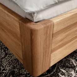 Wohnen Bett mit Kufen aus Holz - Martinez
