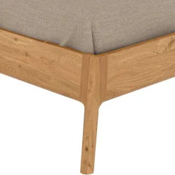Sale Wohnen Bett mit Nachtkonsolen aus Wildeiche - Grenadys (dreiteilig)