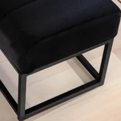 New Wohnen Bettbank in Schwarz - Ennis
