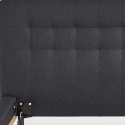 Sale Wohnen Bettgestell in Dunkelgrau mit 140x200 Liegefläche - Vladin