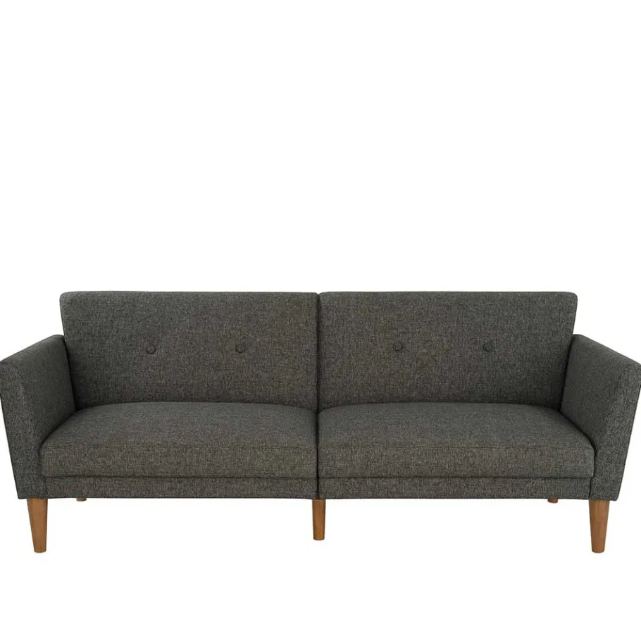 Hot Wohnen Bettsofa in Grau und Natur - Emiria