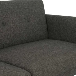 Hot Wohnen Bettsofa in Grau und Natur - Emiria