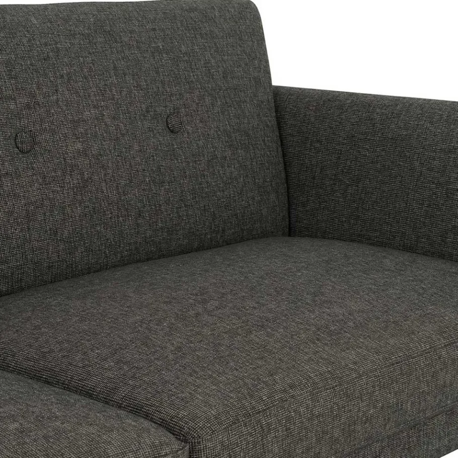 Hot Wohnen Bettsofa in Grau und Natur - Emiria