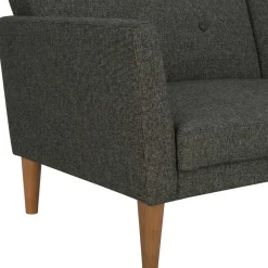 Hot Wohnen Bettsofa in Grau und Natur - Emiria