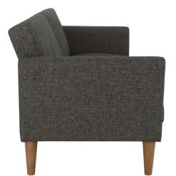 Hot Wohnen Bettsofa in Grau und Natur - Emiria