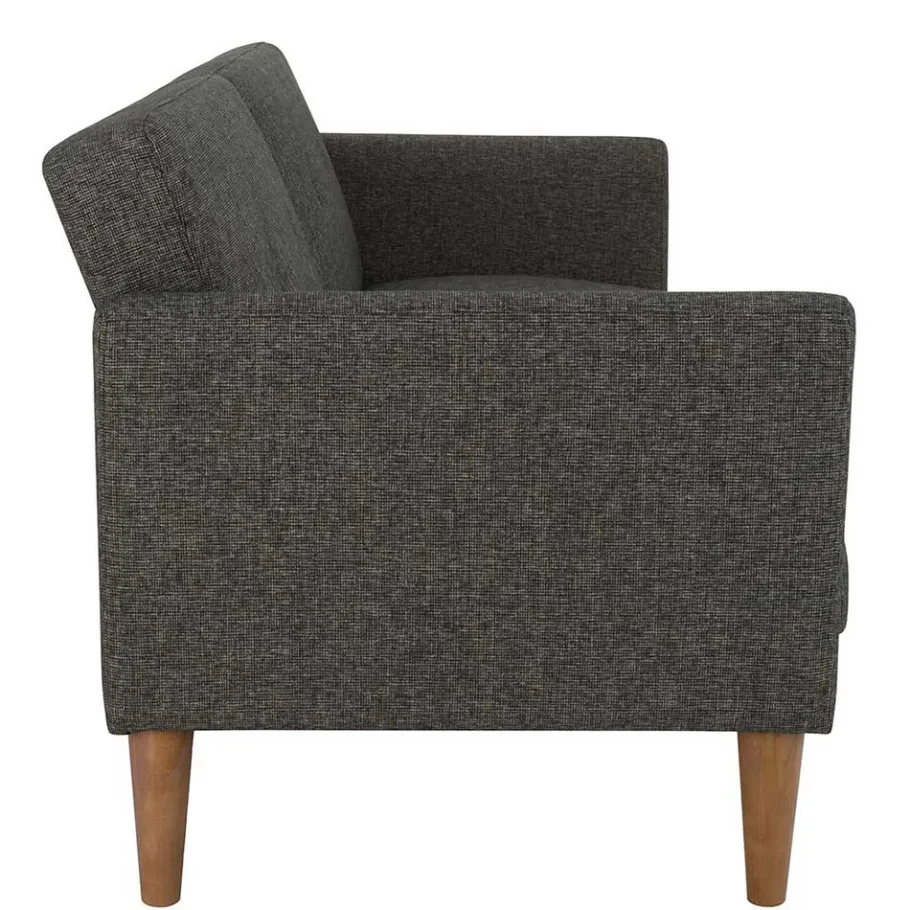 Hot Wohnen Bettsofa in Grau und Natur - Emiria