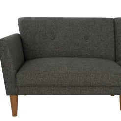 Hot Wohnen Bettsofa in Grau und Natur - Emiria
