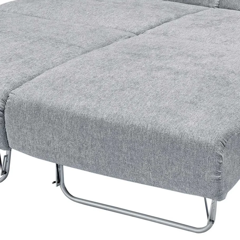 Clearance Wohnen Bettsofa mit Holzgestell in Weiß - Alberus