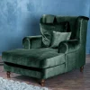 Discount Wohnen Big Samtsessel in Grün - Circiut