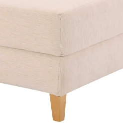 Best Wohnen Big Sessel in Creme Webstoff - Bergion