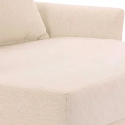 Best Wohnen Big Sessel in Creme Webstoff - Bergion