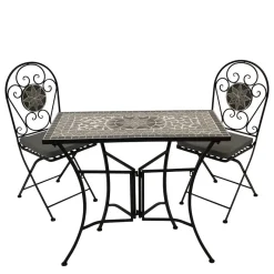 Discount Wohnen Bistrotisch Gruppe mit Mosaik - Tasmania (dreiteilig)