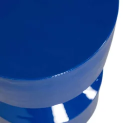 Online Wohnen Blauer Beistelltisch im Hantel Design - Glorious
