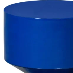 Online Wohnen Blauer Beistelltisch im Hantel Design - Glorious
