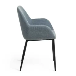 Discount Wohnen Blauer Esszimmer Sessel Retro - Amarello (4er Set)