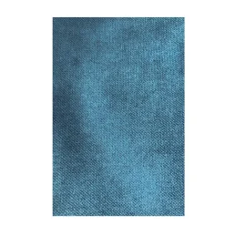New Wohnen Blauer Samt-Sessel Cumagon im Retrostil