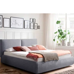 Hot Wohnen Blaues Komplettbett mit Bettkasten - Enjadara