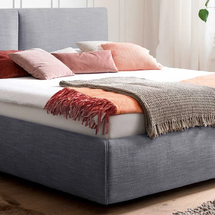 Hot Wohnen Blaues Komplettbett mit Bettkasten - Enjadara