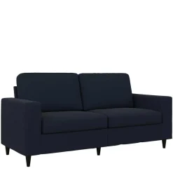 Online Wohnen Blaues Retrosofa 190 cm breit - Camiri