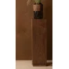 New Wohnen Blumensäule in Nussbaum Braun mit Furnier - Electra