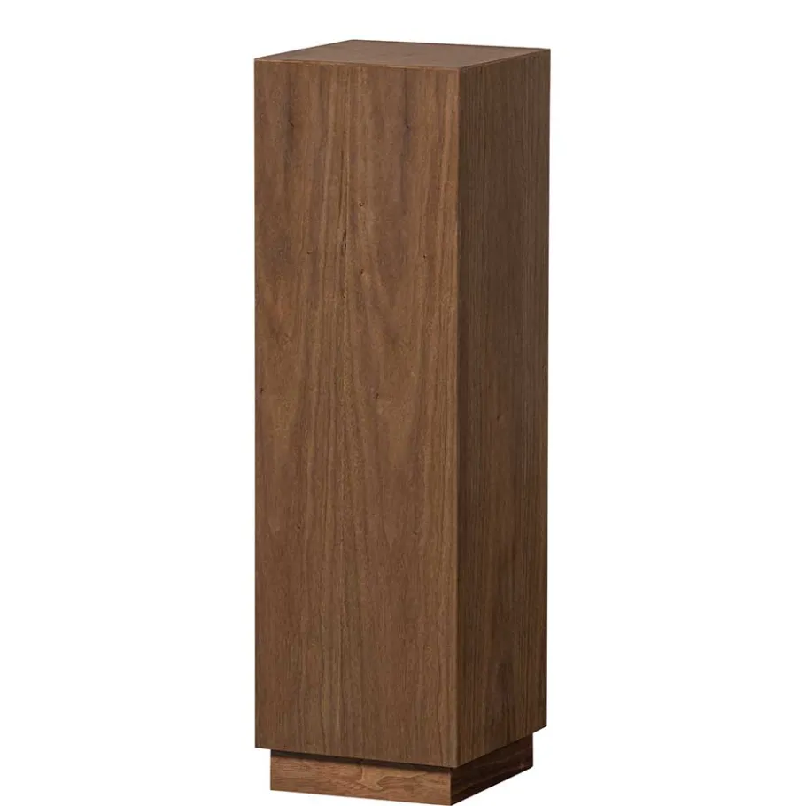 New Wohnen Blumensäule in Nussbaum Braun mit Furnier - Electra