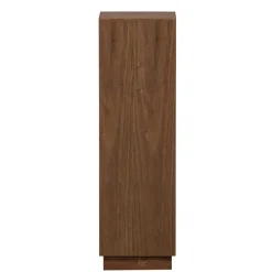 New Wohnen Blumensäule in Nussbaum Braun mit Furnier - Electra