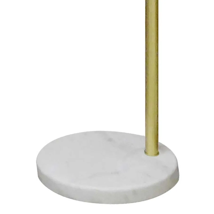 Best Wohnen Bogenlampe in Messing Metall - Lotivera