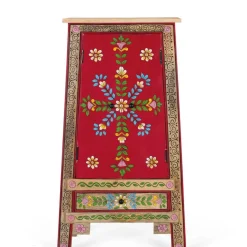 Best Wohnen Boho Kommode mit Blumen Dekor im Folklore Style - Gionala