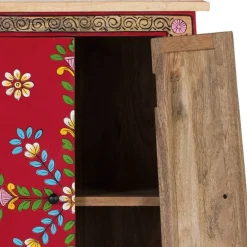 Best Wohnen Boho Kommode mit Blumen Dekor im Folklore Style - Gionala
