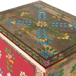Best Wohnen Boho Kommode mit Blumen Dekor im Folklore Style - Gionala