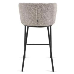Wohnen Boucle Barstühle mit 65 cm Sitzhöhe - Lucaz (2er Set)