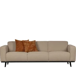 Sale Wohnen Boucle Couch 3er in Beige & Schwarz - Drike