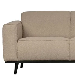 Sale Wohnen Boucle Couch 3er in Beige & Schwarz - Drike