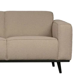 Sale Wohnen Boucle Couch 3er in Beige & Schwarz - Drike