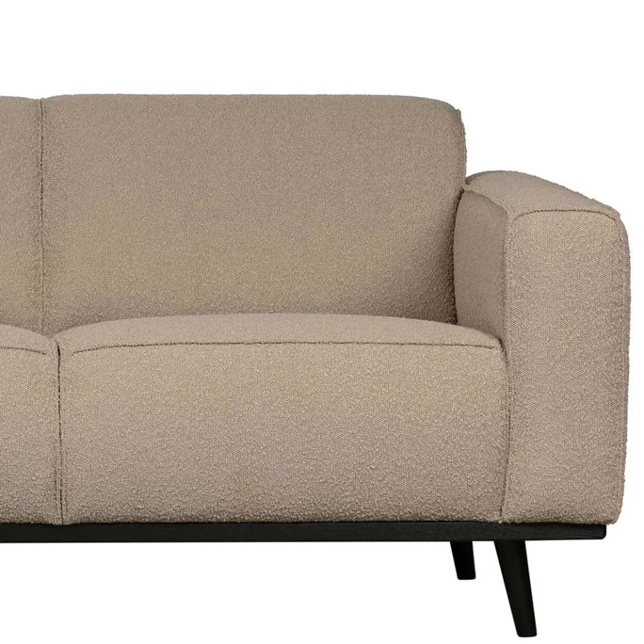 Sale Wohnen Boucle Couch 3er in Beige & Schwarz - Drike