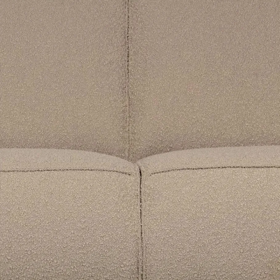 Sale Wohnen Boucle Couch 3er in Beige & Schwarz - Drike
