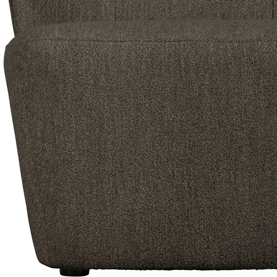 Best Wohnen Boucle Designsessel in Dunkelbraun - Cresp