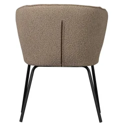 Outlet Wohnen Boucle Esszimmerstühle in Beige - Tiniant (2er Set)