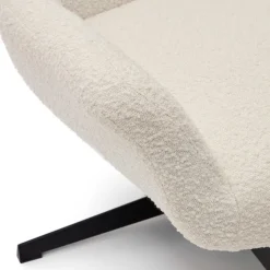 Wohnen Boucle Polstersessel mit Drehgestell - Cacillo